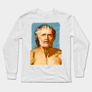 Greek Philosopher Seneca illustration Long Sleeve T-Shirt